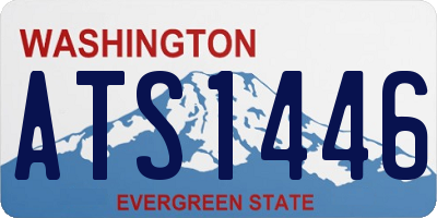 WA license plate ATS1446