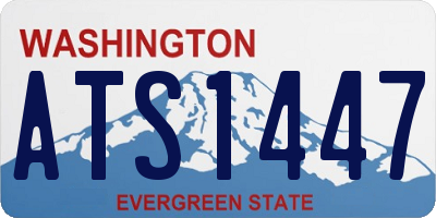WA license plate ATS1447