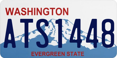 WA license plate ATS1448