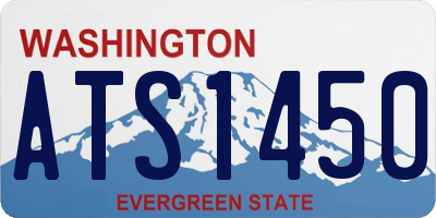 WA license plate ATS1450