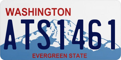 WA license plate ATS1461
