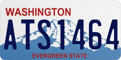 WA license plate ATS1464