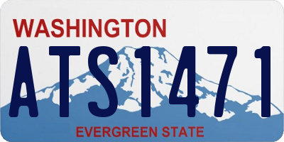 WA license plate ATS1471