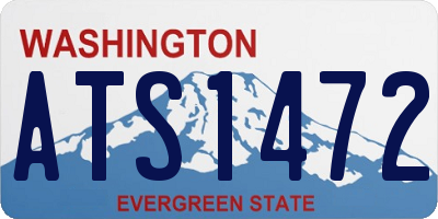 WA license plate ATS1472