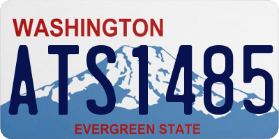 WA license plate ATS1485
