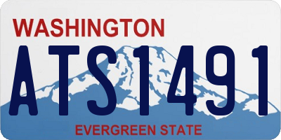 WA license plate ATS1491