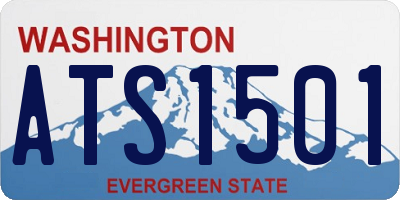 WA license plate ATS1501