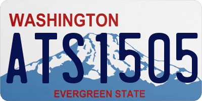 WA license plate ATS1505