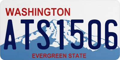 WA license plate ATS1506