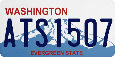 WA license plate ATS1507