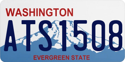 WA license plate ATS1508