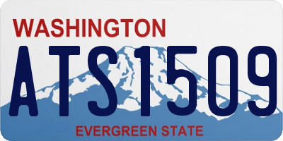 WA license plate ATS1509