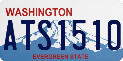 WA license plate ATS1510