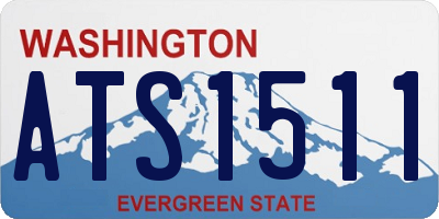 WA license plate ATS1511
