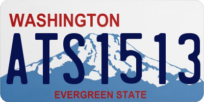 WA license plate ATS1513