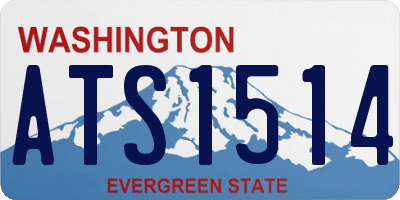 WA license plate ATS1514