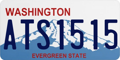 WA license plate ATS1515
