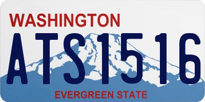 WA license plate ATS1516