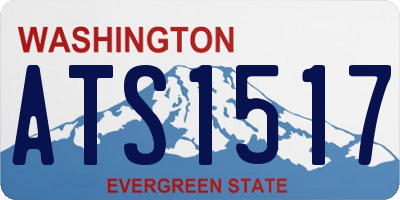WA license plate ATS1517