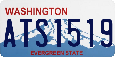 WA license plate ATS1519