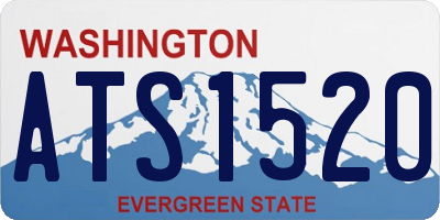 WA license plate ATS1520