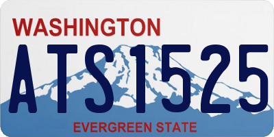 WA license plate ATS1525