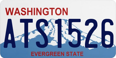 WA license plate ATS1526