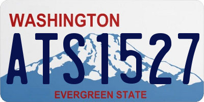 WA license plate ATS1527