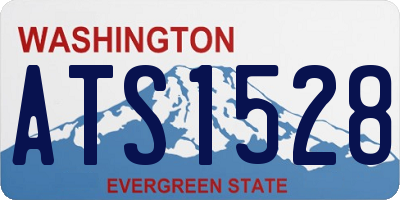 WA license plate ATS1528