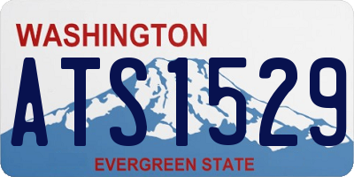 WA license plate ATS1529