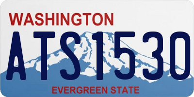 WA license plate ATS1530