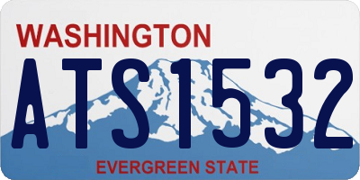 WA license plate ATS1532
