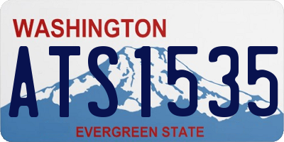 WA license plate ATS1535