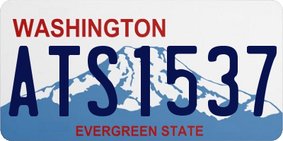 WA license plate ATS1537