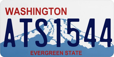WA license plate ATS1544