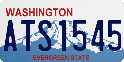 WA license plate ATS1545