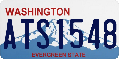 WA license plate ATS1548