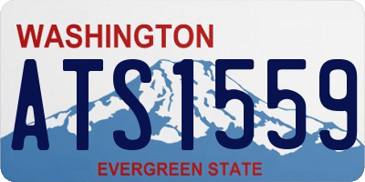 WA license plate ATS1559