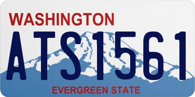 WA license plate ATS1561