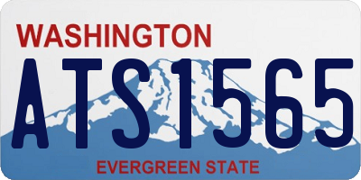 WA license plate ATS1565