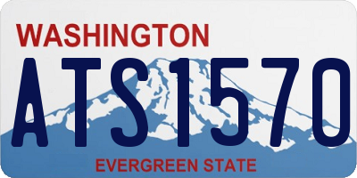 WA license plate ATS1570
