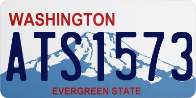 WA license plate ATS1573