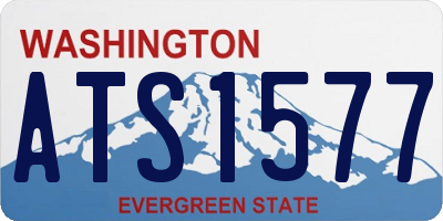 WA license plate ATS1577