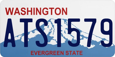 WA license plate ATS1579