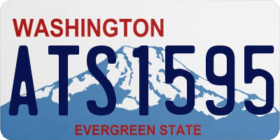 WA license plate ATS1595