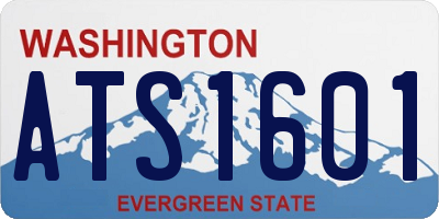 WA license plate ATS1601