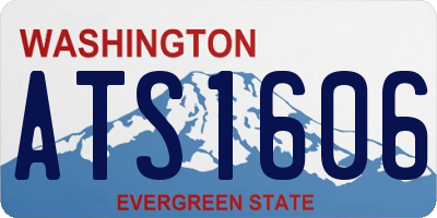 WA license plate ATS1606