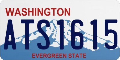 WA license plate ATS1615