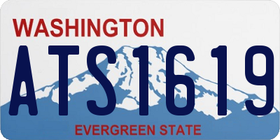 WA license plate ATS1619