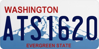 WA license plate ATS1620
